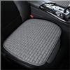 JNNJ 2 Pezzi Universale Cuscino per Sedile Auto, Coprisedile Auto Anteriori Soft Confortevole, Cuscino Sedile Auto Anteriore Antiscivolo, per Interni Autoveicoli Coprisedile Tappetino(Grigio)