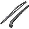 Ollanoos 46835901 - Braccio tergicristallo posteriore, colore nero, ricambio per Panda 169 2003-2011
