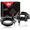 WinPower H7 LED Lampadina Supporto Fermo Clip Adattatore Supporto Base lampada Compatibile con Kia/Hyundai/Nissan/Mitsubishi ecc., 2 Pezzi