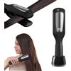 Yearninglife Mini strumento portatile per la riparazione dei capelli con ioni negativi per la cura di doppie punte, rotte, secche, fragili, tagliacapelli danneggiato, con display a LED (nero)