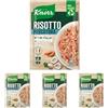 Knorr Risotto alla Pescatora, Risotto Pronto con Ingredienti Naturali, 100% Riso Italiano e Chicci al Dente, Preparazione in Pentola o al Microonde, 175g, 2 Porzioni (Confezione da 4)