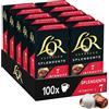 L'Or Espresso Caffè - 100 Capsule Splendente Intensità 7 | Compatibili Nespresso®*, confezione da 10 x 10 capsule in alluminio