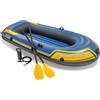 INTEX Gommone gonfiabile per 2 persone con remi e pompa CHALLENGER 236X114X41CM