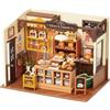 Modellino in legno di cucina in miniatura con luci LED BECKA''S-BAKING-HOUSE 21,