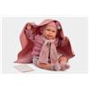 Bambola bebè realistica con copertina, cappello e sciarpa MI-PRIMER-REBORN-MARTI