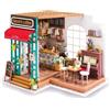 ROBOTIME Modellino di casa in miniatura in legno ROLIFE-SIMONS-COFFEE