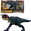 JURASSIC WORLD Figura di dinosauro con azione del morso CARNOTAURUS-43CM
