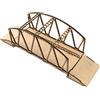 Modello di ponte in legno in scala 1/72 fatto a mano per bomboniere per