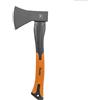 BRADAS - KT-SF1080, Accetta professionale, manico in fibra di vetro 0,800 kg, Ascia spaccalegna multiuso lungh 39,5 cm con Certificato di sicurezza TÜV GS.