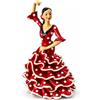 DRW Statuetta Sevillana in resina dipinta a mano, 15 cm