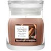 Yankee Candle Candela profumata in barattolo piccolo, candela profumata alla cannella, candela a base di cera vegetale, regalo perfetto per le donne
