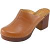 Cinzia Soft PQ1143624G 001 - Sabot Olandese Tacco Medio in Pelle