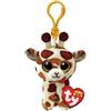 TY Portachiavi a forma di giraffa in peluche BEANIE-BELLIES-STILTS 10 CM