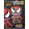 Funko Pop! Pin Marvel Venom - Carnage Glow-in-the-Dark #17