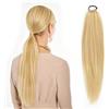 Hopton Extension per capelli biondi, 60 cm, coda di cavallo, extension con | Extension a treccia lunga, lunghezza in vita, lisce e senza nodi, per aggiungere lunghezza e volume, per feste, festival