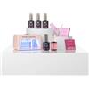 Pink Gellac Set di unghie in gel UV - Starter set con base peel off, mini lampada UV, 1 x colore rosa 15 ml, top coat gel, solvente e detergente - unghie fai da te in qualità da salone