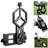 Shackcom Supporto adattatore universale per telescopio per smartphone, compatibile con binocoli monoculari e microscopio, adattatore per telefono cellulare per iPhone Sony Samsung LG Moto