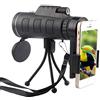 ADITAM Telescopio monoculare, cannocchiale monoculare monoculare 40x60 BAK4 ad Alta Potenza Impermeabile a Bassa luminosità, Potente telescopio per Smartphone con Supporto per Smartphone e treppiede
