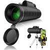 ADITAM Telescopio monoculare cielo stellato, visione notturna chiara con treppiede regolabile per telefoni cellulari Birdwatching Caccia Escursionismo Campeggio Viaggi, Monoculare 40x60 BAK4 Alta potenza