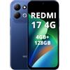 Xiaomi REDMI 17,Smartphone 4G+128GB,Helio G91-Ultra processore,display da 6,9 120Hz,Batteria da 7500mAh,Doppia fotocamera posteriore 50MP,Blu,Caricabatterie non incluso
