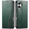LIAOCY Custodia Business per Ulefone Note 23, Cover Wallet Flip in PU Pelle [Chiusura Magnetica], Cover Resistente alle Cadute con Supporto, Green.