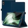 Envibe Custodia per Oscal Pad 100 12 Pollici, Cover Tablet Oscal Pad 100, Copertura Protettiva Pieghevole con Supporto per Matita e Cinturino da Polso, Protezione Completa. (Blu)