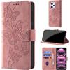 CaseGla Cover per Xiaomi Redmi Note 12 Pro 5G / Poco X5 Pro 5G, Rosa | Blocco RFID, Portafoglio Pelle PU, Flip Libro, Porta Carte, Magnetica Libretto, Antiurto Protezione Completa