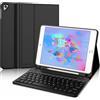 JADEMALL Custodia Tastiera per iPad 9.7 6a/5a Generazione 2018/2017, iPad Air 2/1 | Italiana QWERTY Tastiera Bluetooth Magnetica Staccabile con Portapenne per iPad 6/5 Generazione 9.7 Pollici, Nero