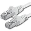 1aTTack.de 1aTTack - Cavo Patch CAT 5e Crossover FTP con 2 spine RJ45 bianco 15 m