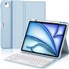 JADEMALL Custodia Tastiera per iPad Air 13 M4/M3/M2 2026/2025/2024 | Italiano QWERTY Tastiera Magnetica Staccabile Bluetooth con Portapenna per iPad Air 13 M4/M3/M2 2026/2025/2024, Nero