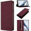 LIAOCY Cover a Libretto per Ulefone Note 23, Cover Portafoglio in Pelle PU con Protezione RFID, Custodia Anticollisione con Supporto, Wine Red.