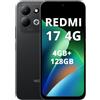 Xiaomi REDMI 17,Smartphone 4G+128GB,Helio G91-Ultra processore,display da 6,9 120Hz,Batteria da 7500mAh,Doppia fotocamera posteriore 50MP,Nero,Caricabatterie non incluso