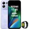Xiaomi REDMI 17,Smartphone 4G+128GB,Helio G91-Ultra processore,display da 6,9 120Hz,Batteria da 7500mAh,Doppia fotocamera posteriore 50MP,Loto Viola,incluso Smart Watch