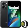 Xiaomi REDMI 17,Smartphone 4G+128GB,Helio G91-Ultra processore,display da 6,9 120Hz,Batteria da 7500mAh,Doppia fotocamera posteriore 50MP,Nero,incluso Smart Watch