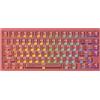 IROK MG75PRO - Tastiera meccanica con 81 tasti con interruttore magnetico, effetto Hall, 8KHZ/ARGB/CNC in alluminio, struttura con guarnizione, tastiera da gioco (rosso)