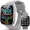 Ddidbi Smartwatch Uomo Donna, 1.85 Orologio Smart Watch con Chiamate, Grigio | Effettua/Risposta Chiamate, 112 Modalità Sportive, Cardiofrequenzimetro, Monitor del Sonno, IP68, per Android iOS