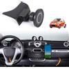 METYOUCAR Supporto per telefono da auto per @B&enz Smart 451 Fortwo 2009-2015 Aggiornamento centrale vano portaoggetti laterale girevole fisso supporto per telefono cellulare per auto adatto per