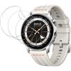 MEMELOKA Pellicola per OPPO Watch S/OnePlus Watch Lite, 3 Pezzi HD Antigraffio Pellicola Protettiva TPU Flessibile, Sensibile al Tatto e Senza Bolle con Cornice di Allineamento