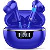Donerton Cuffie Bluetooth, Auricolari Bluetooth 5.4 Wireless, 48 Ore Stereo HiFi Immersivo, Cuffiette In Ear con ENC Cancellazione Rumore Mic, IP7 Impermeabili Touch Control