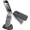 LESIA Telefono Cellulare per Anziani con Tasti Grandi, 4G Telefoni Cellulari a Conchiglia per Persone Anziane, Volume alto, Funzione SOS, 2.4 display,1300mAh Batteria, Flip Senior