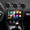Loddery 4+64G Autoradio Stereo per Audi TT MK2 2006-2014 con Carplay Android Auto | Android 13 9 pollici Touch Screen Radio Lettore Multimediale con navigazione GPS FM SWC schermo diviso Wifi Bluetooth