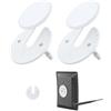 Generic Supporto da parete per tablet, supporto magnetico, supporto girevole, braccio flessibile con base di bloccaggio con Dock Pro, e-reader in bagno, officina, aule, sala conferenze, lavanderia e bar