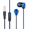 PureBowlic Auricolari in-ear cablati con jack da 3,5 mm, auricolari sportivi con cancellazione del rumore per gaming, suono dei bassi pesanti, vestibilità comoda per Smartsphone, computer portatile