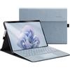 Omnpak Custodia per tablet Surface Pro 11/10/9,13 pollici | Business Custodia con portapenne, angolo di visualizzazione multiplo regolabile, compatibile con la tastiera Type Cover