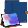 Shantime Custodia in tessuto pelle per ThinkTab X11 Gen 1 TB353ZU - Blu | 10.95 2026 Custodia flip in tessuto Oxford con guscio interno in TPU, supporto integrato e portacarte