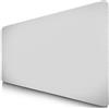 SIDORENKO Tappetino Mouse XXL - 900 x 400 x 2mm - Mouse Pad Gaming - Bordi cuciti I Base in Gomma Antiscivolo I Bianco