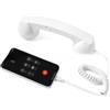 Soleilux Cuffie telefoniche cablate retrò per dispositivi di tipo C | Elegante auricolare con design classico per telefoni cellulari, comoda impugnatura e microfono integrato, ABS resistente