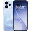 OPPO Reno15 FS Smartphone, 8GB 512GB, Batteria 6500mAh, 80W SUPERVOOC, Display AMOLED 120Hz, Fotocamera Ultra-Wide Selfie 50MP & AI, Snapdragon 6 Gen 1, IP69, Telefono da gioco, Blu Aurora