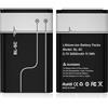 QUZMOIIS 2 batterie di ricambio BL-5C, 3,7 V, 3000 mAh, ad alta capacità, per Nokia 6230, 6330, 6263, 6267, 6270, 6555, 6600, 6030, 6670, 6680, 6681, 6820, compatibili con DIGITRADI. O 1/2, TECHNIRADIO 6/RDR