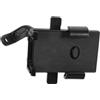 TOGEVAL Supporto Telefono Design Elegante e Lavorazione Fine in ABS per Auto Nero Pratico e Compatto per Navigazione in Auto per Cruscotto e Bocchette d'aria